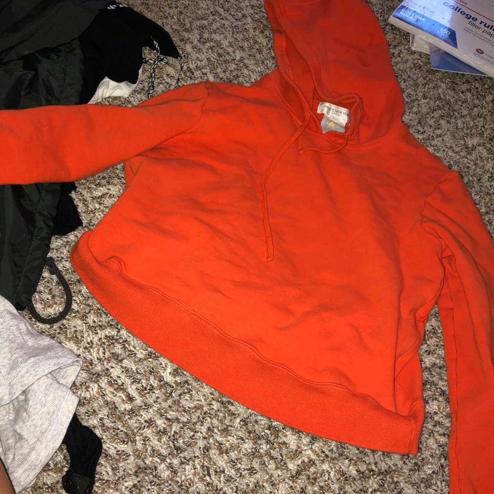 Crop top hoodie